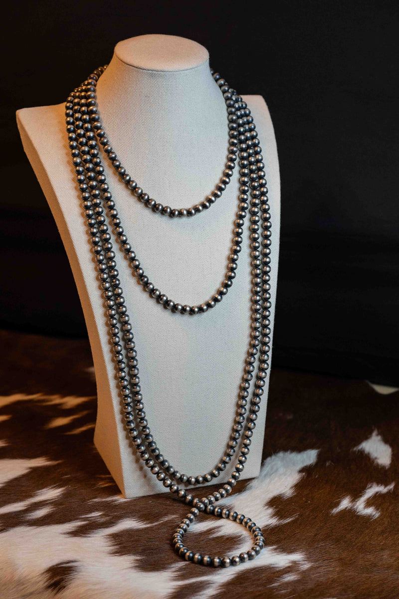 8mm Navajo Pearl Necklace – Sara Lhane