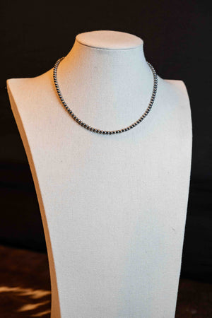 Open image in slideshow, 4mm Navajo Pearl Necklace
